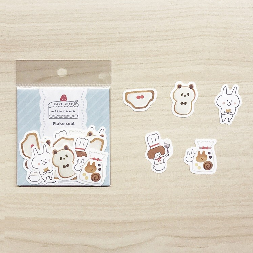 Mizutama Cake Shop Flake Seal Sticker
