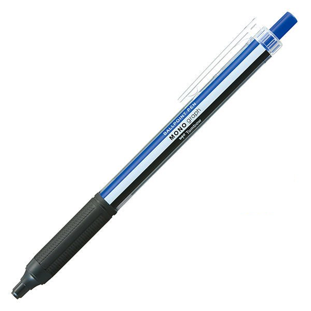 Tombow Mono Graph Lite Ballpoint Pen 0.38mm Blue Ink