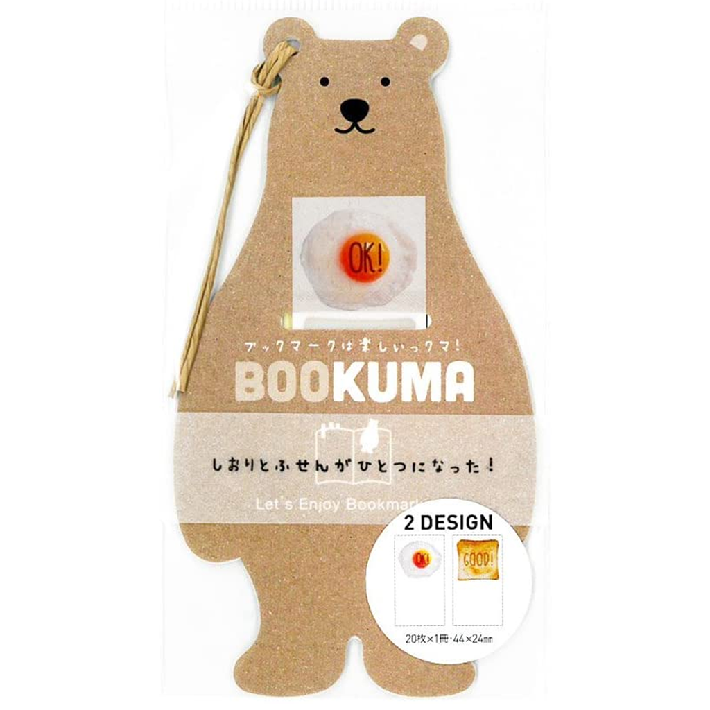 BOOKUMA Sticky Notes Fried Egg And Bread