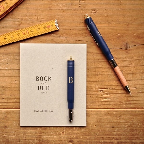 Traveler&#39;s Factory X Book And Bed Brass Ballpoint Pen