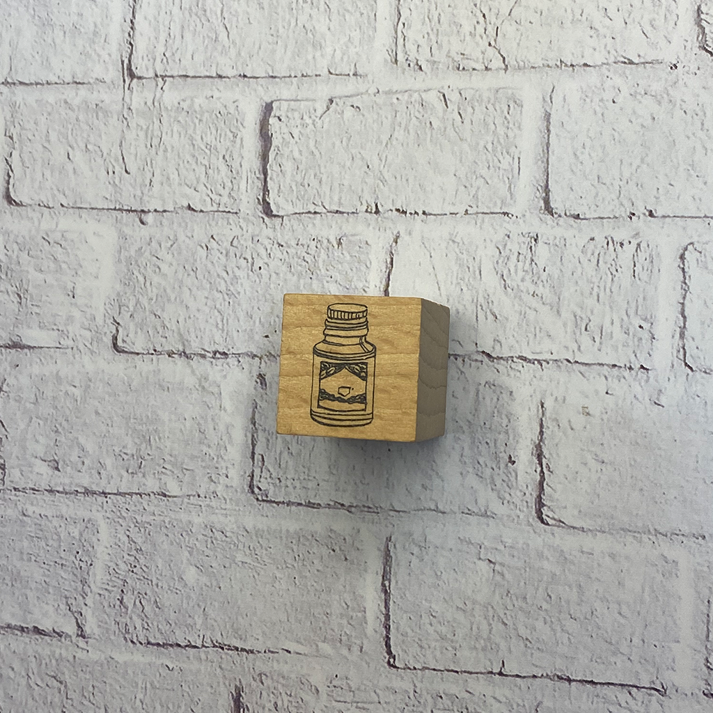 Bottle Rubber Stamp