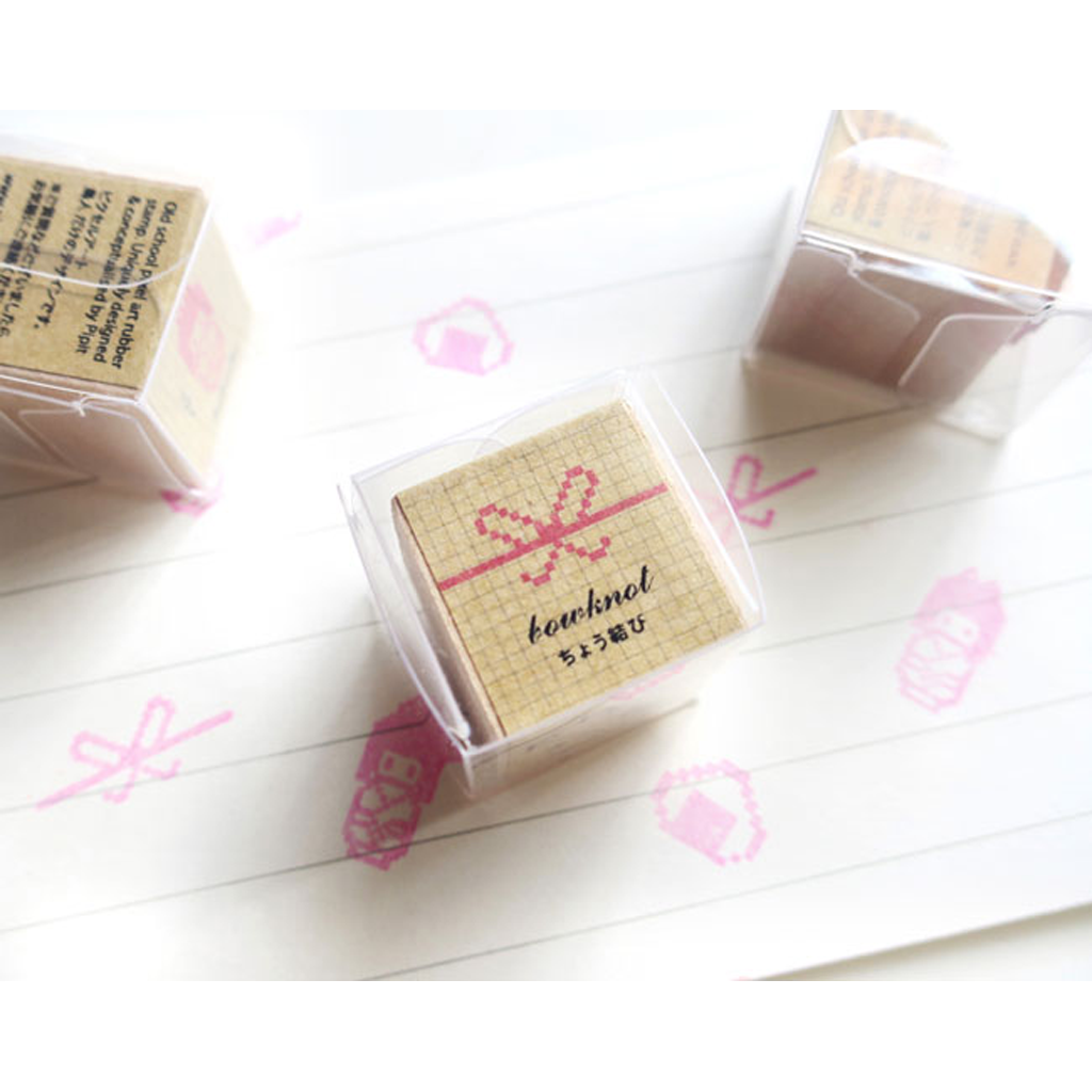 Pixel Rubber Stamp - Bowknot