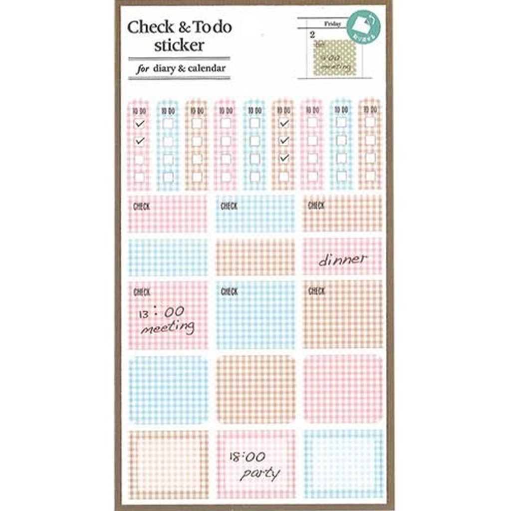 Labclip Check &amp; ToDo Handbook List Label Sticker