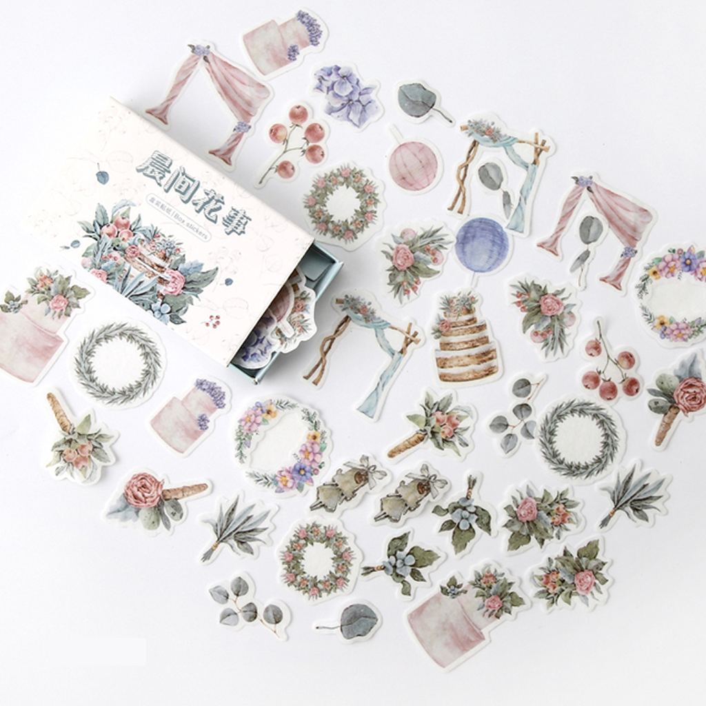 Boxed Stickers For Diary Scrapbooking
