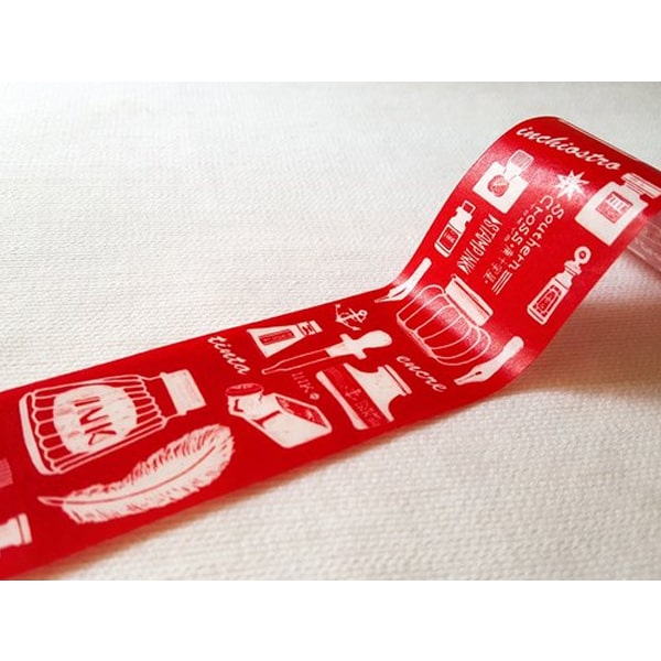 Hoppy Mini Box Tape - Red Ink