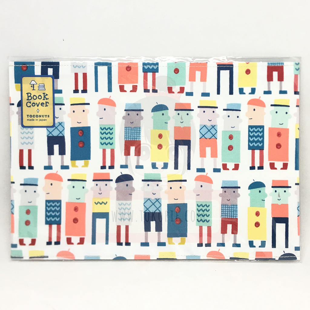 Toconuts Printed Fabric Book Cover Paperback Size Boys