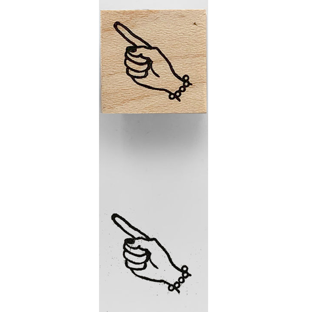 Knoopworks Rubber Stamp - Bracelet Pointing Hand