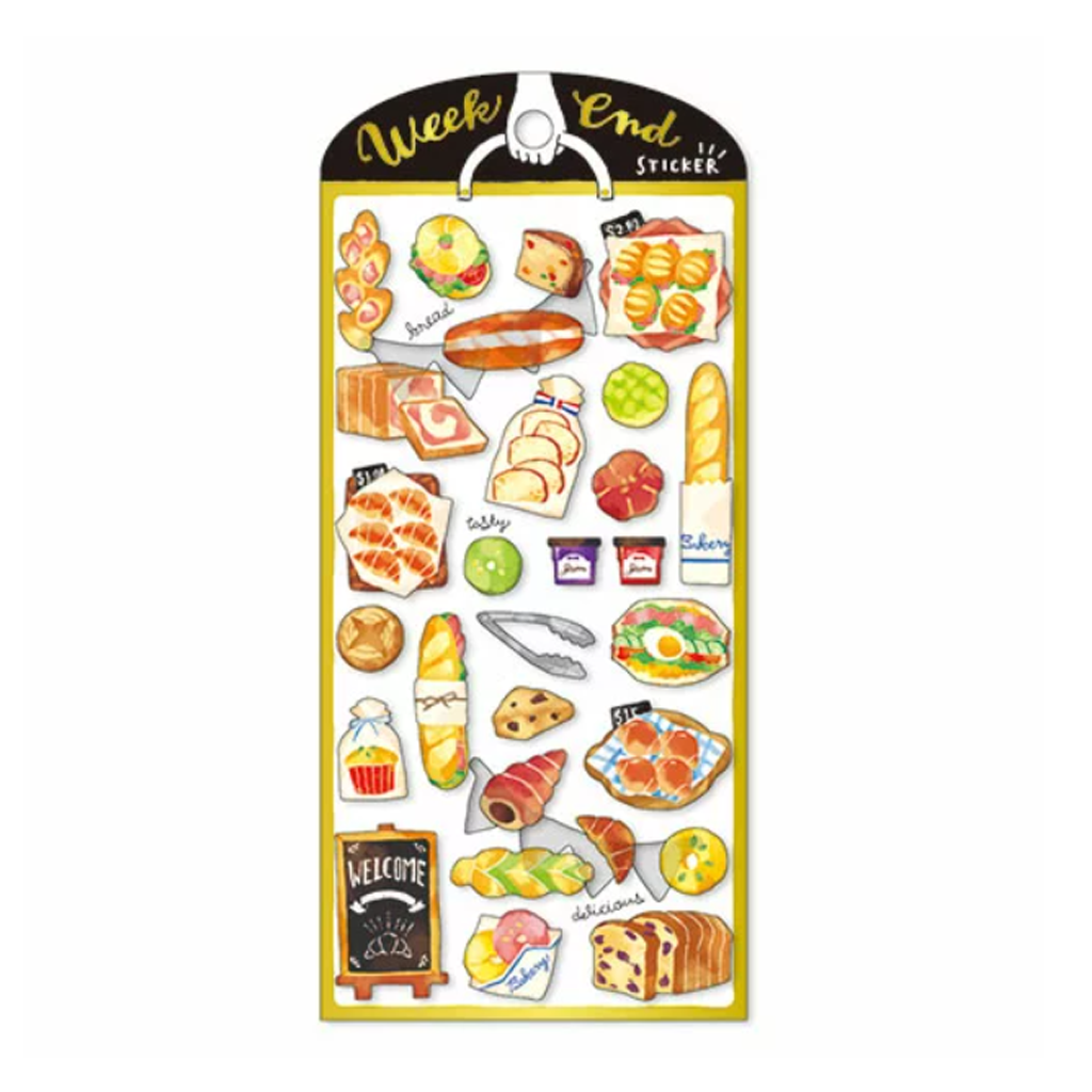 Mind Wave Weekend Sticker Bread