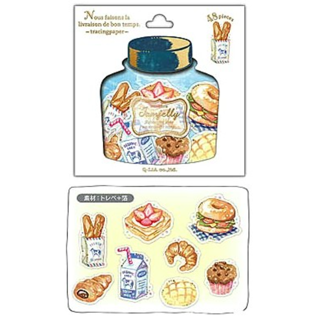 Q-Lia Tracing Paper Bread Flake Sticker