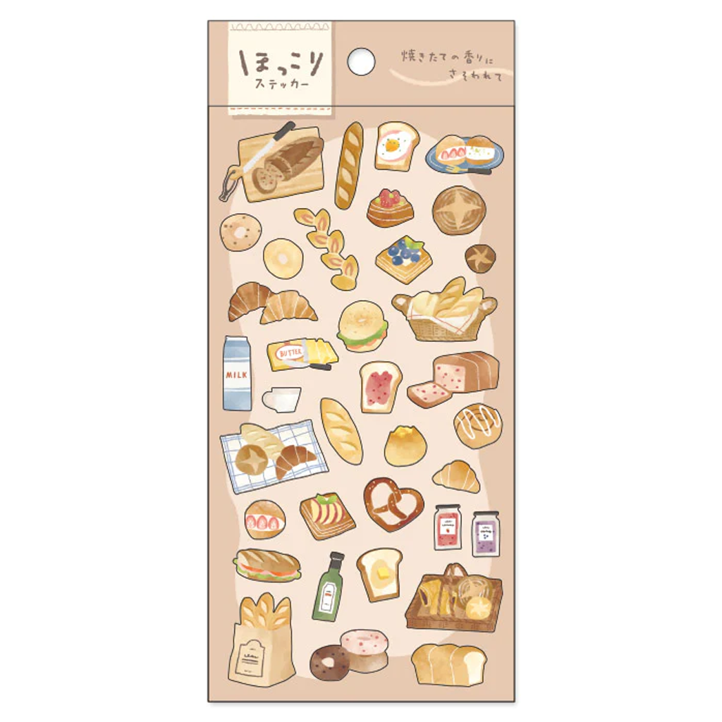 Mind Wave Hokkori Sticker - Breads
