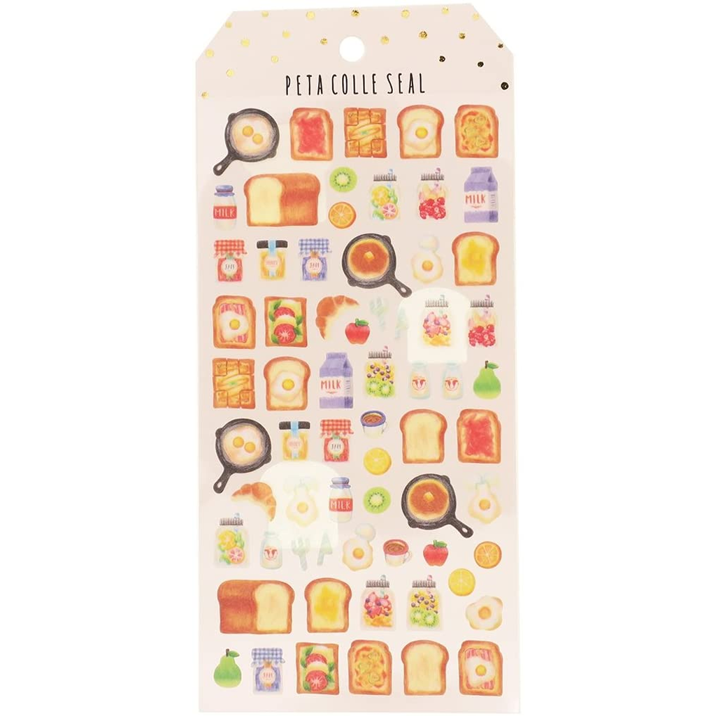 Peta Colle Seal Sticker - Bread Breakfast