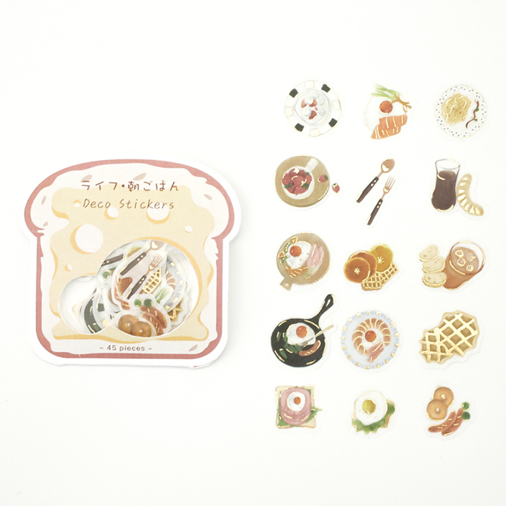 BGM Deco Sticker Breakfast