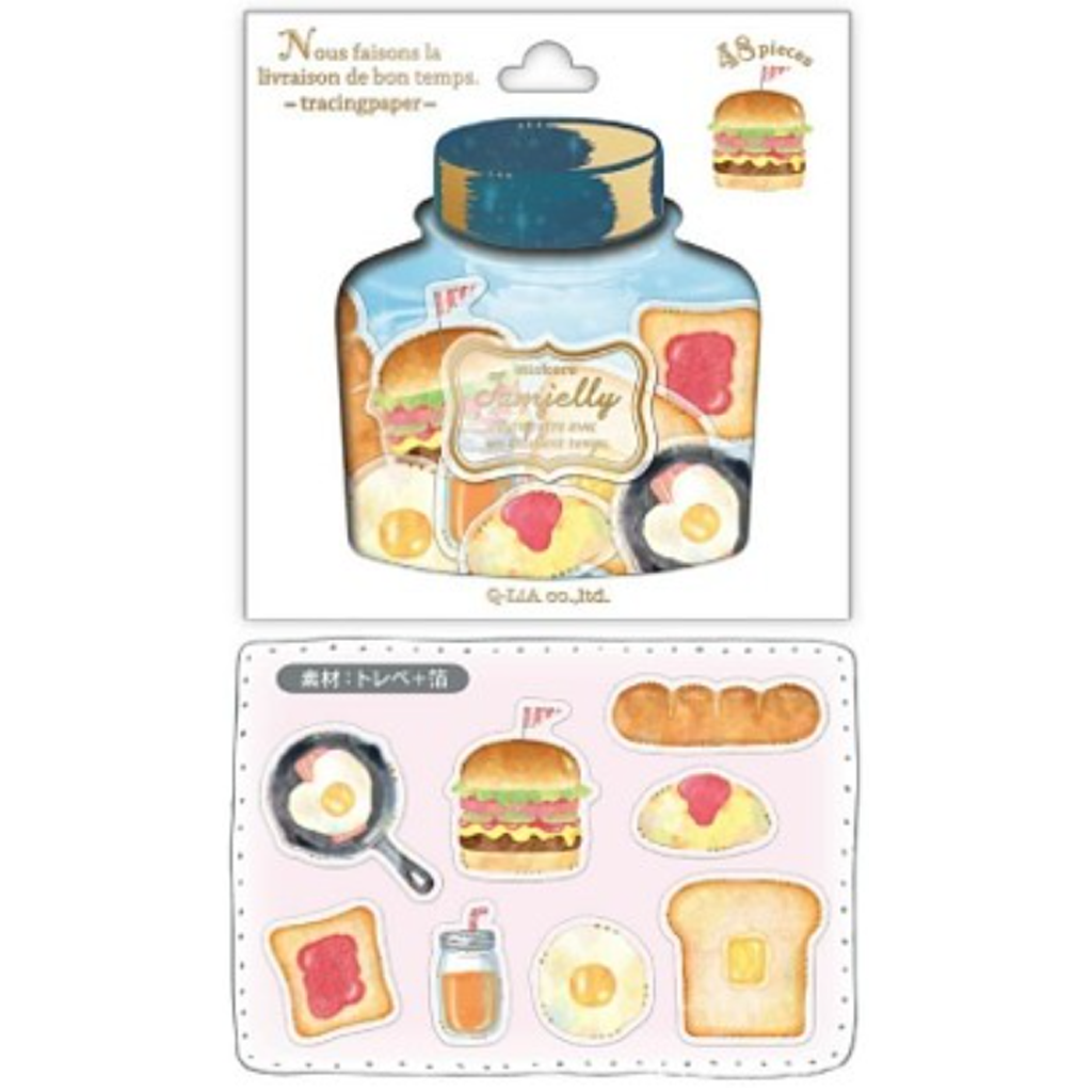 Q-Lia Tracing Paper Breakfast Flake Sticker