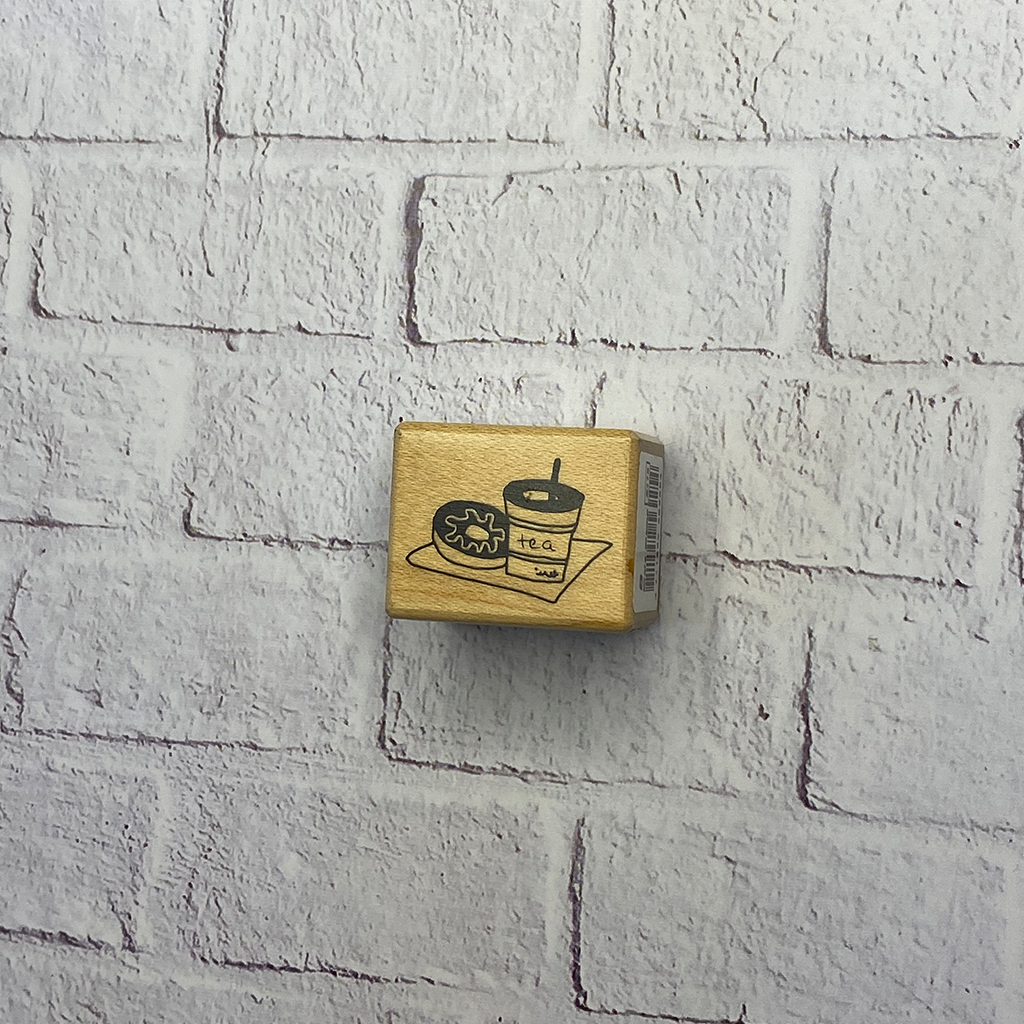 Micia Rubber Stamp - Breakfast
