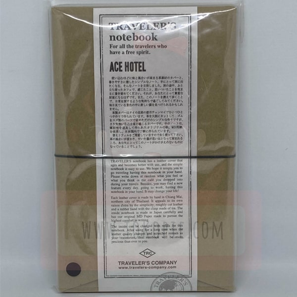 Traveler's Factory X Ace Hotel Notebook Regular Size Black