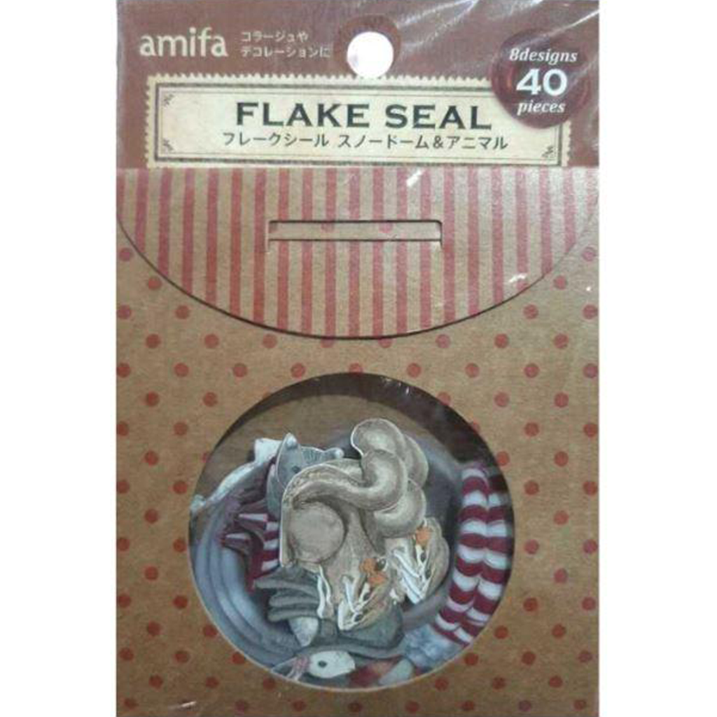 Amifa Brown Flake Seal Sticker
