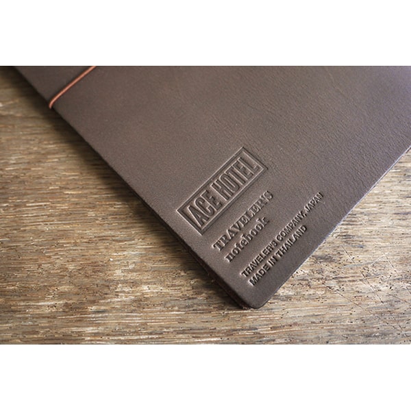 Traveler&#39;s Factory X Ace Hotel 2015 Notebook Regular Size Brown