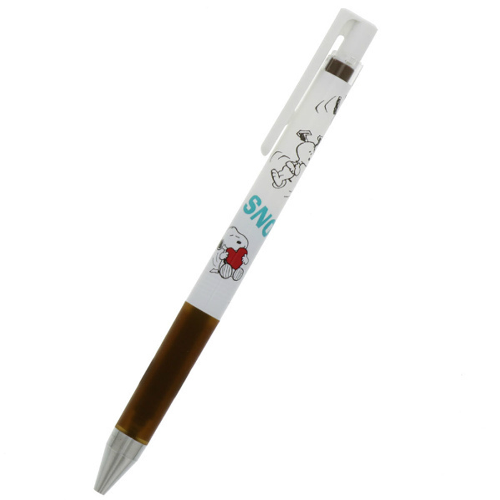 Juice Up Ballpoint Pen Peanuts Snoopy Brown