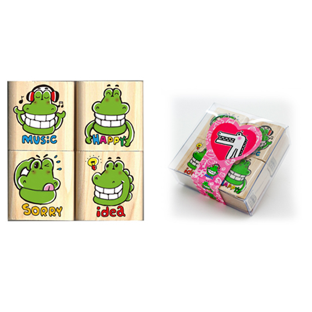 Micia X Cubbish Rubber Stamp Set - Emotion