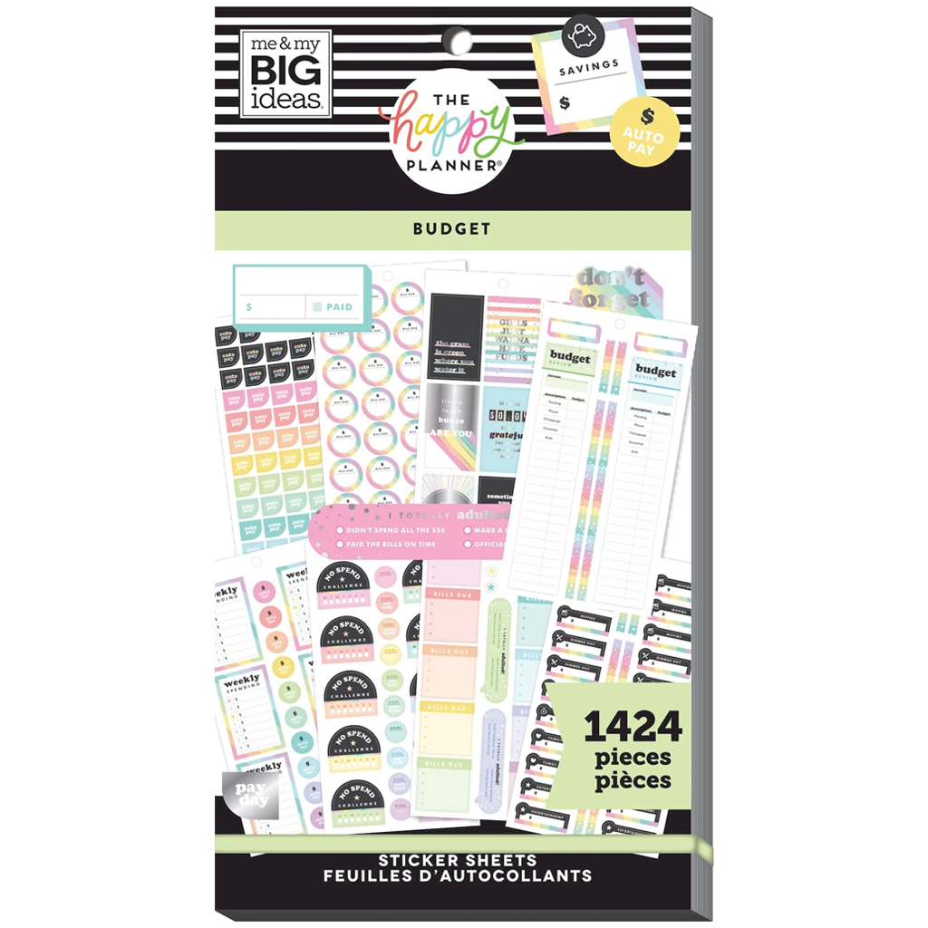 The Happy Planner Value Pack Stickers - Budget