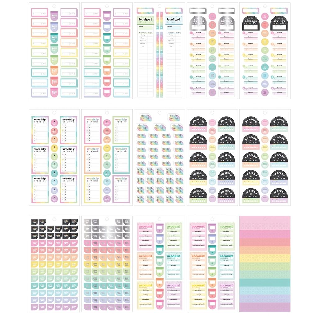 The Happy Planner Value Pack Stickers - Budget