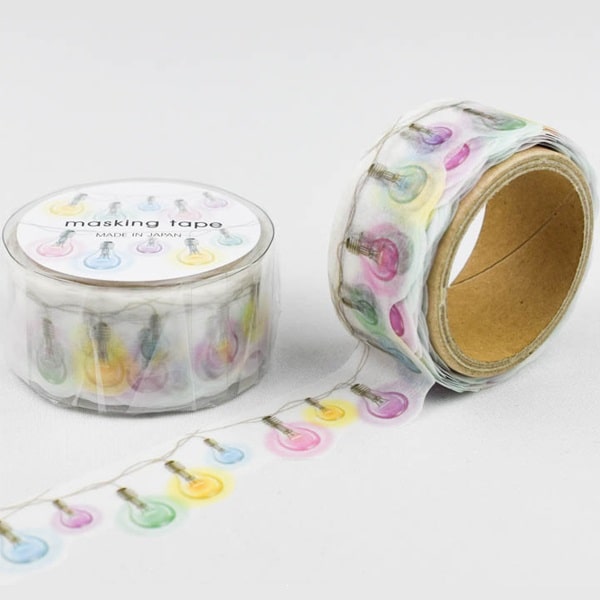 Mind Wave Masking Tape Light Bulbs