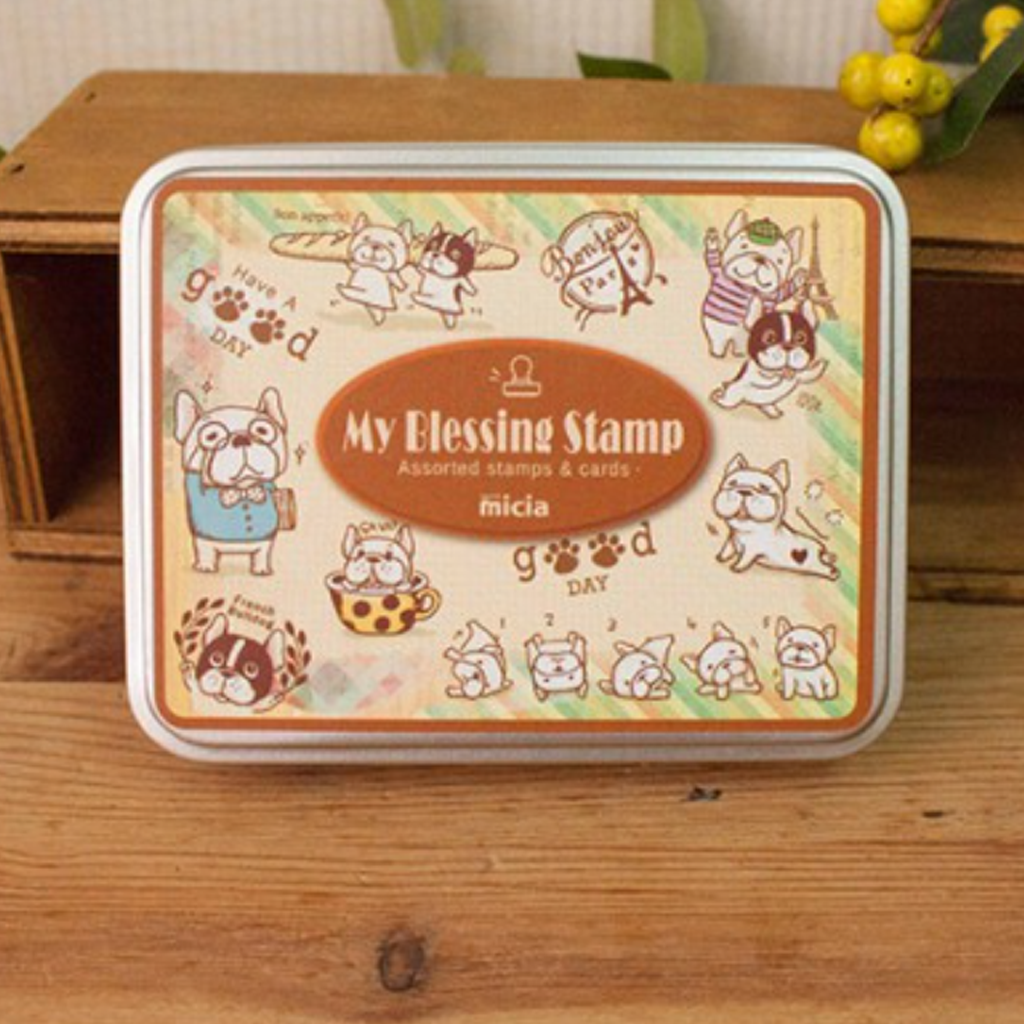 Micia Iron Box Stamp - Bulldog Tour Paris