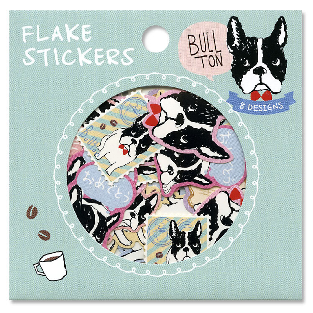 Active Corporation Flake Sticker Bulldog