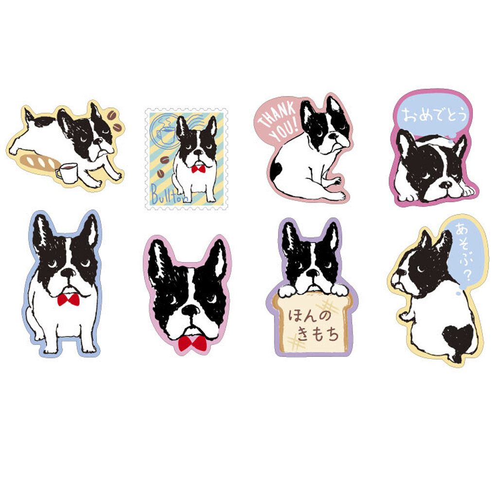 Active Corporation Flake Sticker Bulldog