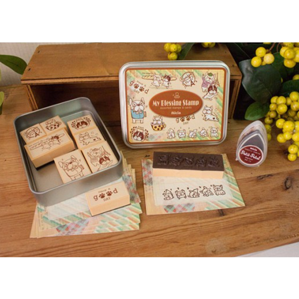 Micia Iron Box Stamp - Bulldog Tour Paris