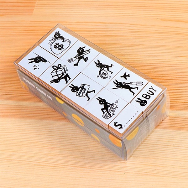 MICIA Scribble Stamp Set - One&#39;s Spending Bunny