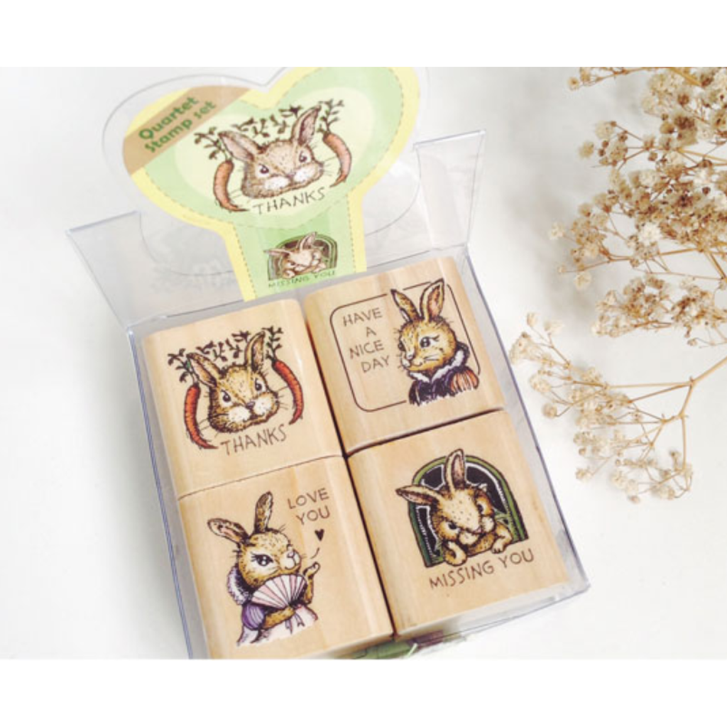 Micia Quartet Stamp Set - Bunny