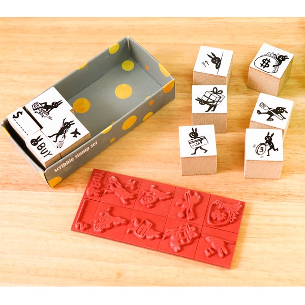 MICIA Scribble Stamp Set - One&#39;s Spending Bunny