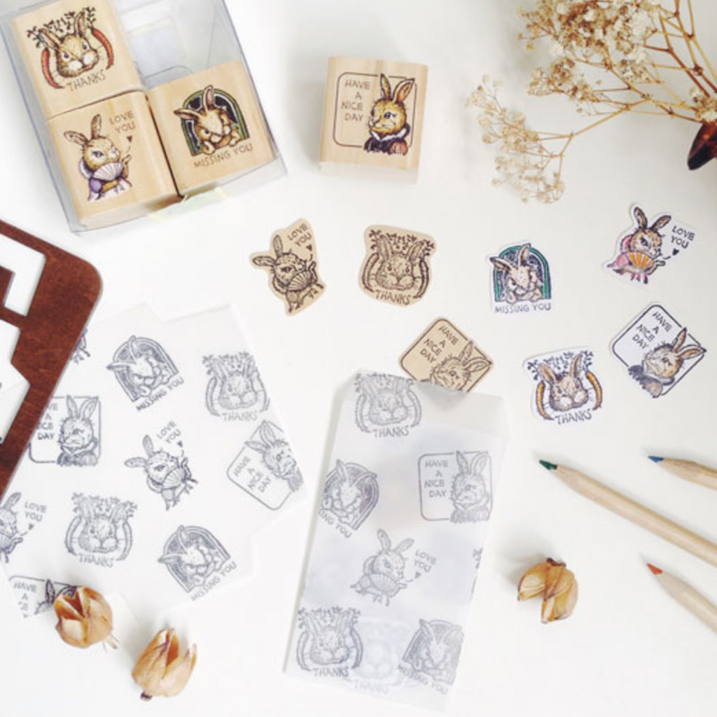 Micia Quartet Stamp Set - Bunny