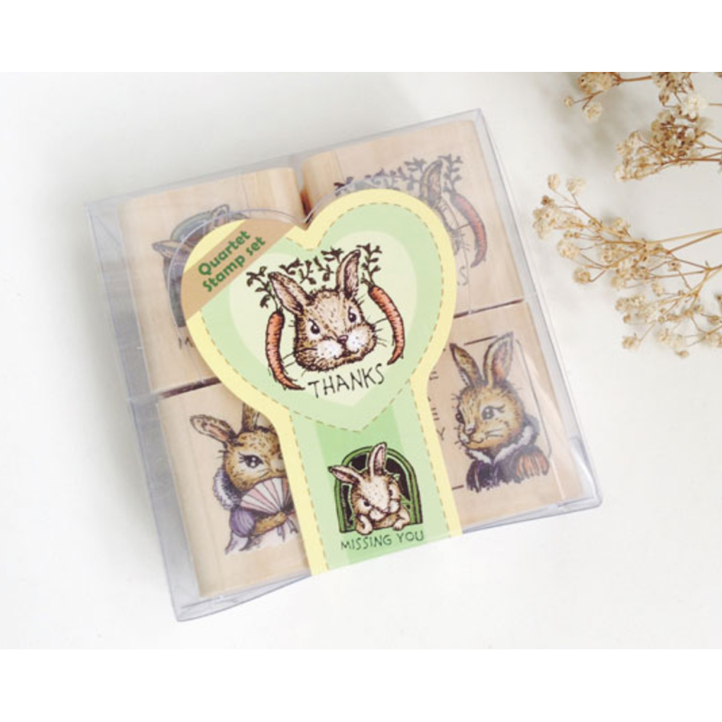 Micia Quartet Stamp Set - Bunny