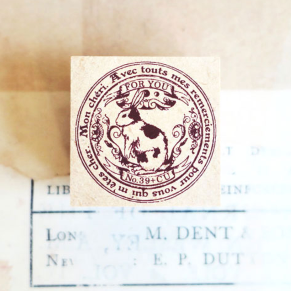 Tokyo Antique Rubber Stamp - Bunny For You