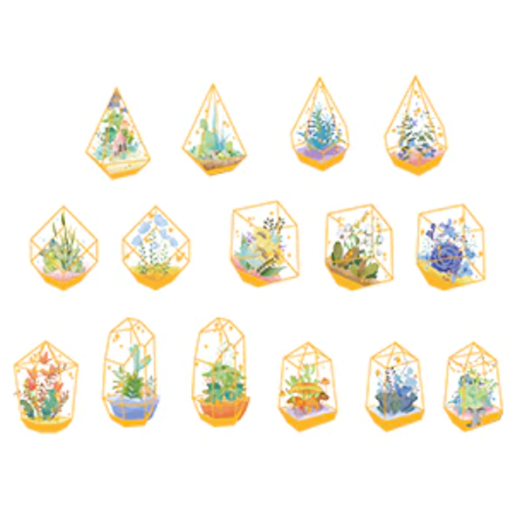 Cardlover Butterfly Deco Flake Sticker