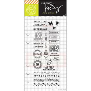 Hero Arts Clear Stamp - Kelly&#39;s Stamp On The Go