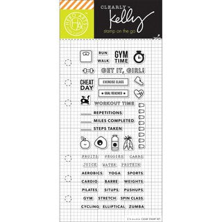 Hero Arts Clear Stamp - Kelly&#39;s Stamp On The Go