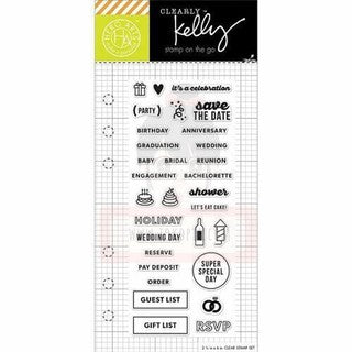 Hero Arts Clear Stamp - Kelly&#39;s Stamp On The Go