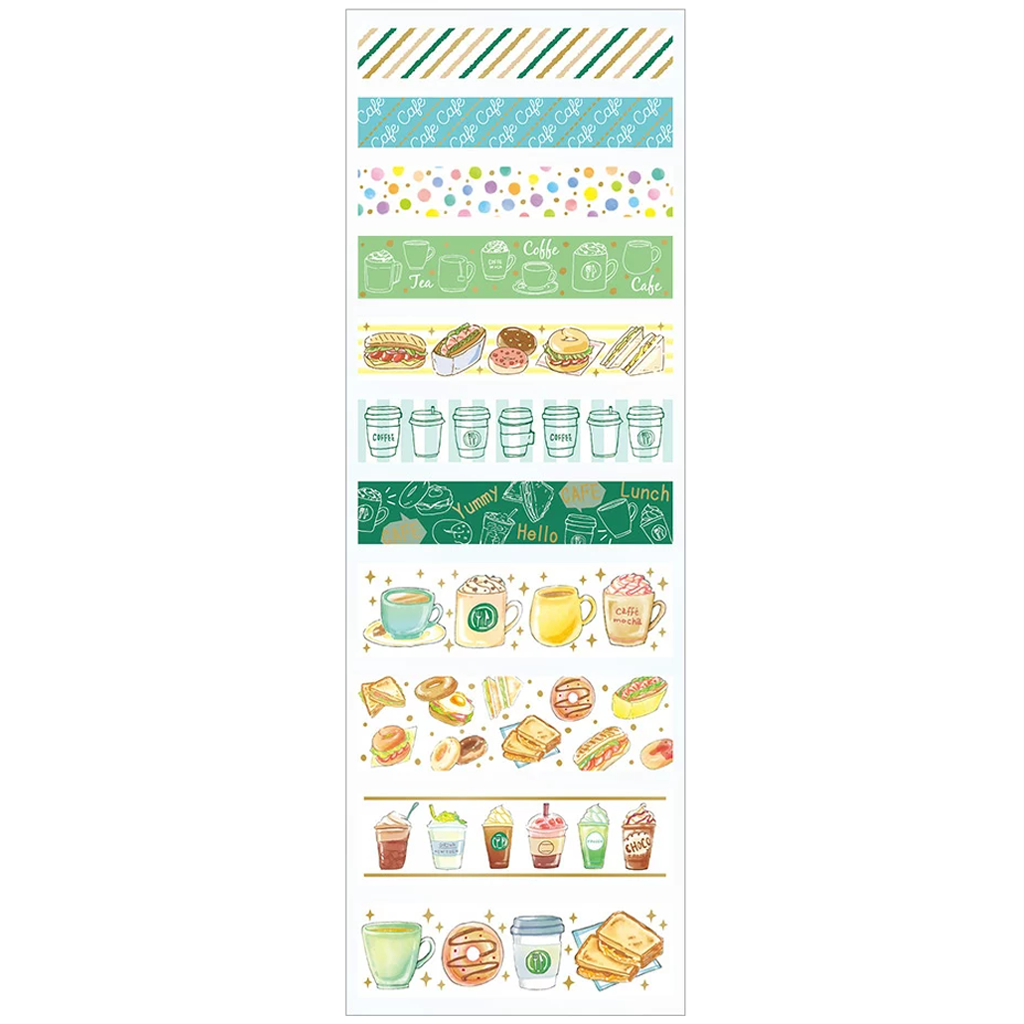 Pine Book Masking Tape Sticker - Coffee Lunch