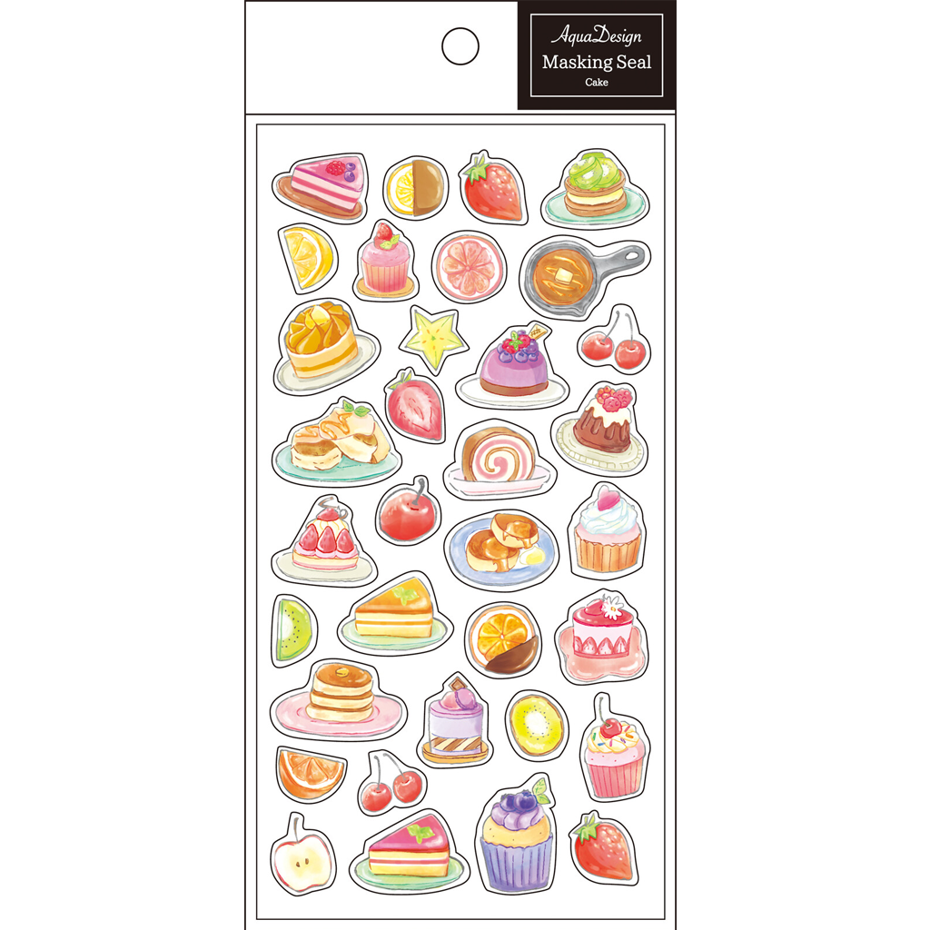 Pine Book Aqua Design Masking Seal - Cake