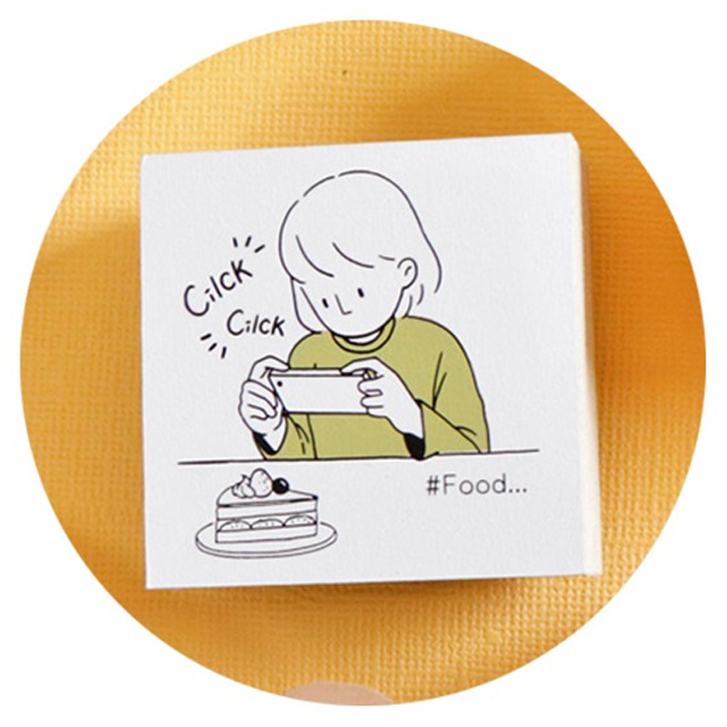 Micia Everyday Life Stamp - Cake Girl