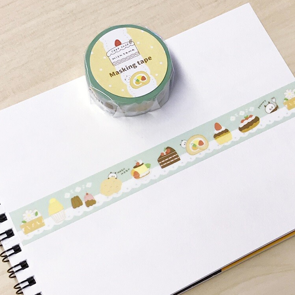 Mizutama Cake Shop Masking Tape