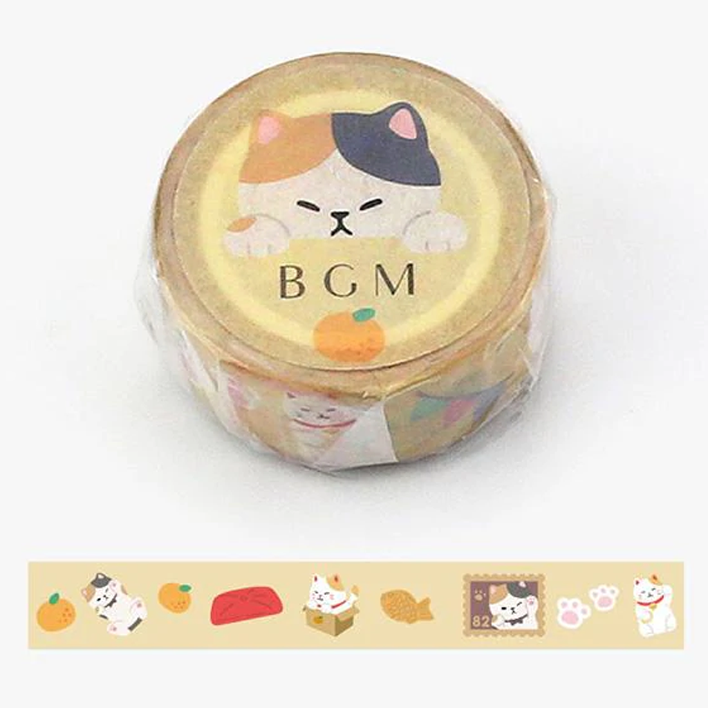 BGM Masking Tape Calico Cat