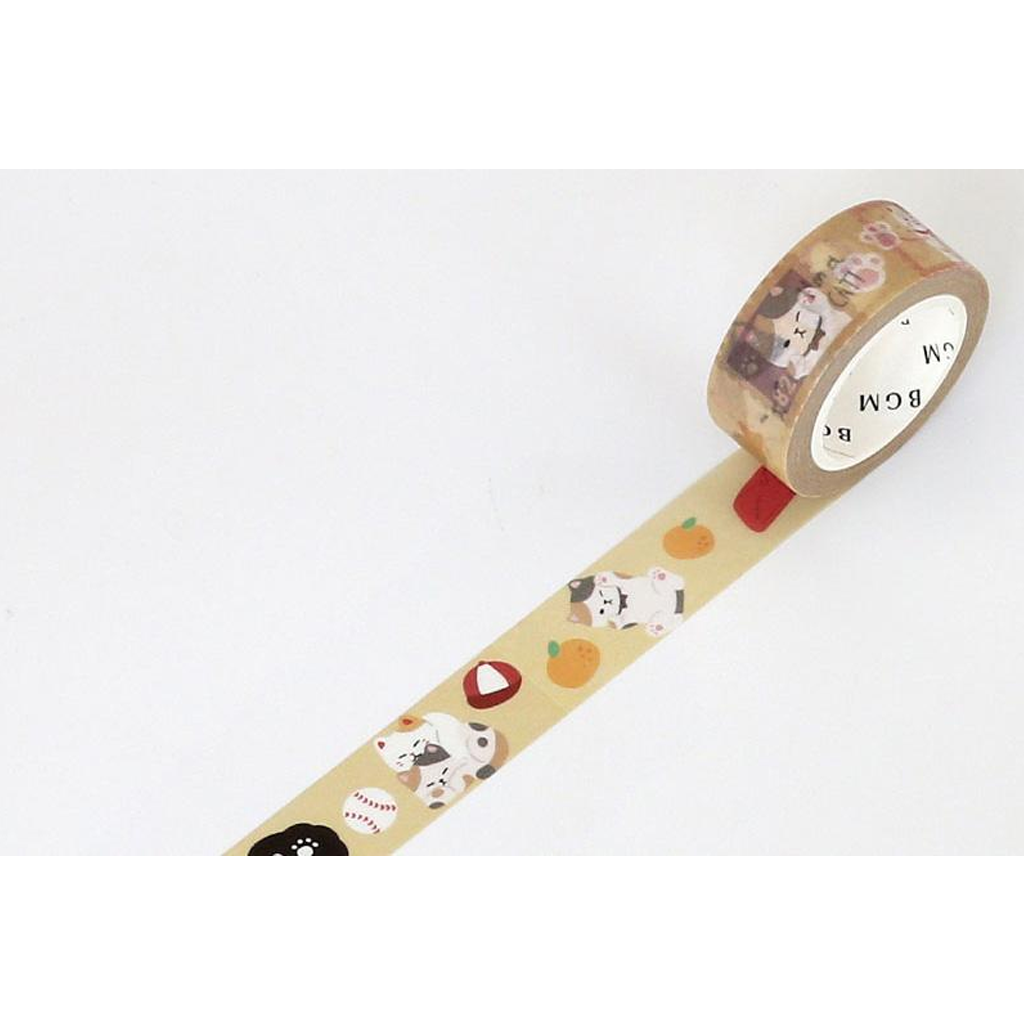 BGM Masking Tape Calico Cat