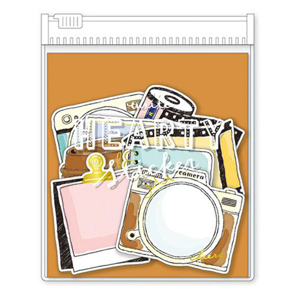 Mind Wave Camera Hearty Flake Sticker