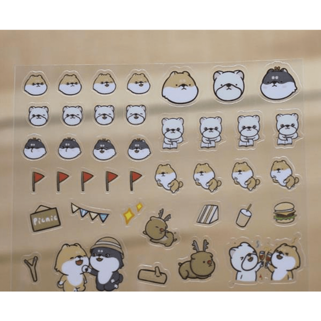 Ethos Calendar Transparent Sticker Camping