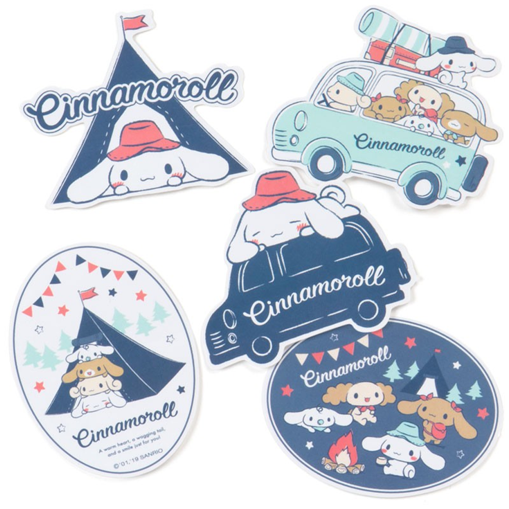 Sanrio Cinnamoroll Sticker Seal Camping