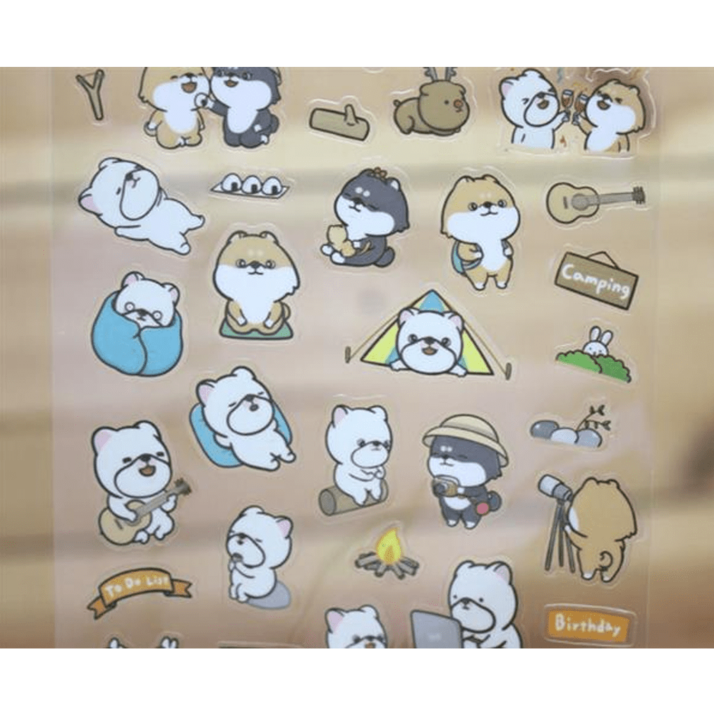 Ethos Calendar Transparent Sticker Camping